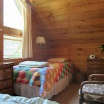 bedroom #2 with twin beds, reverse view